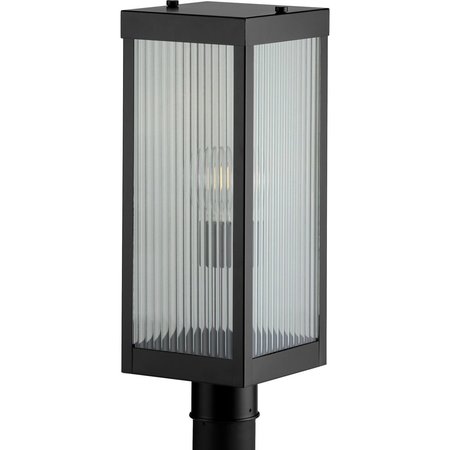 PROGRESS LIGHTING Felton Collection Black One-Light Post Lantern P540024-031